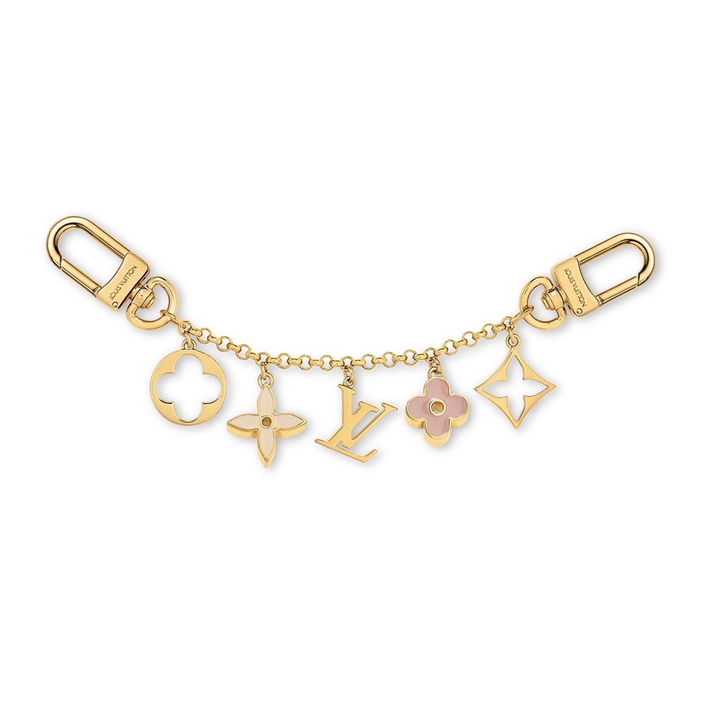 Louis Vuitton Fleur de Monogram Bag Charm Chain